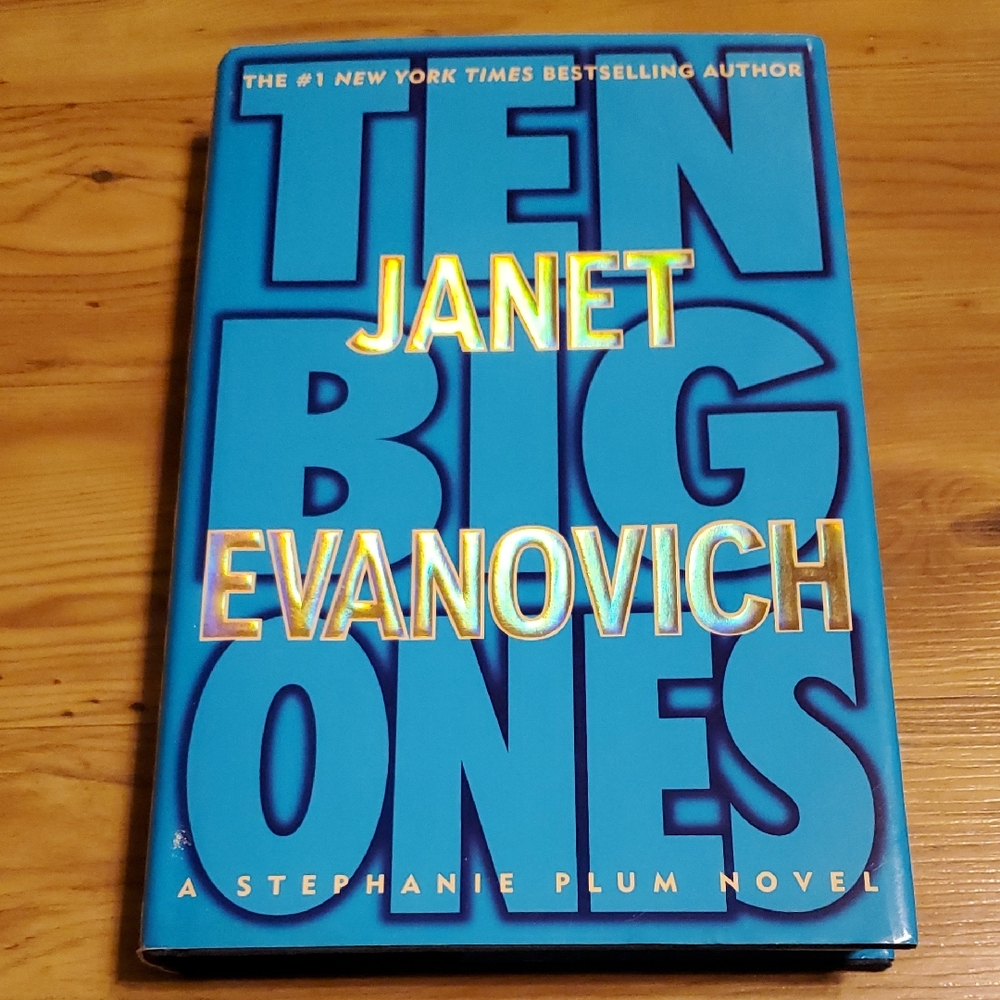 🎈'Ten Big Ones' Hardcover Book By Janet Evanovich🎈